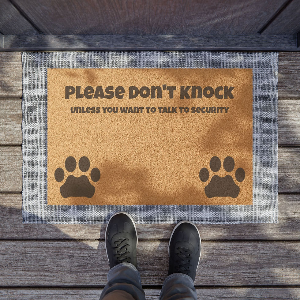 Thumbnail: Please Don't Knock Doormat