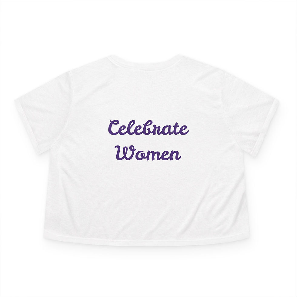 Thumbnail: Celebrate Women Crop Top Tee