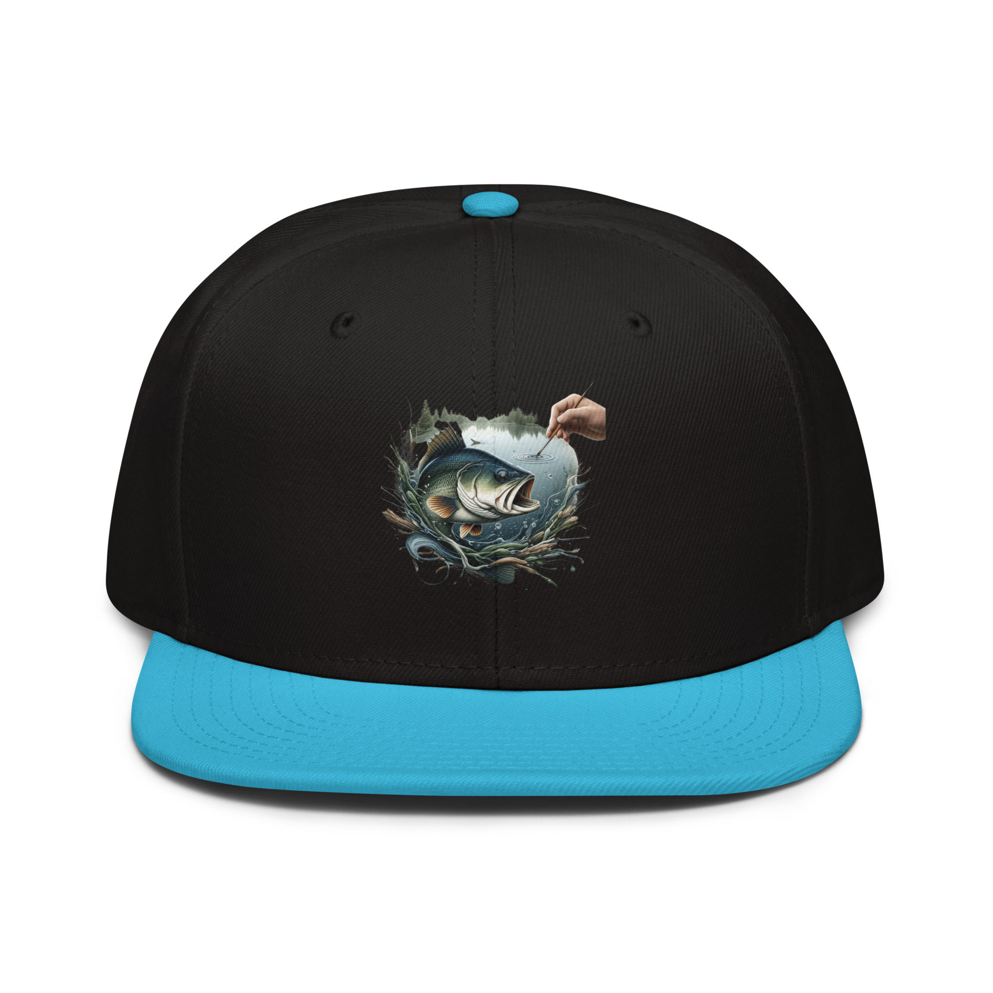 Fishing is art Snapback Hat