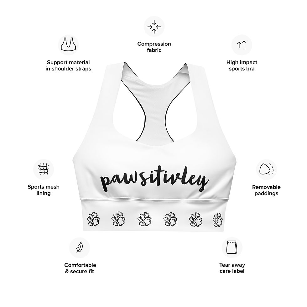 Thumbnail: Pawsitively Longline sports bra