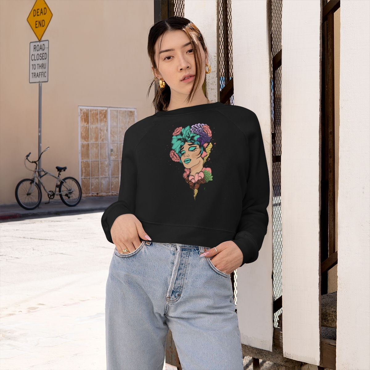 Celebrate Women Crop Top Sweater