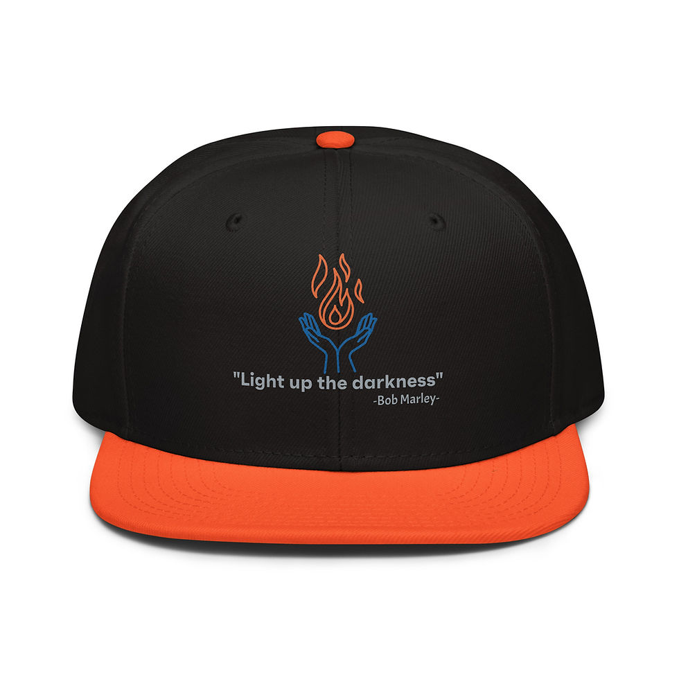 Thumbnail: "Light up the darkness" Snapback Hat