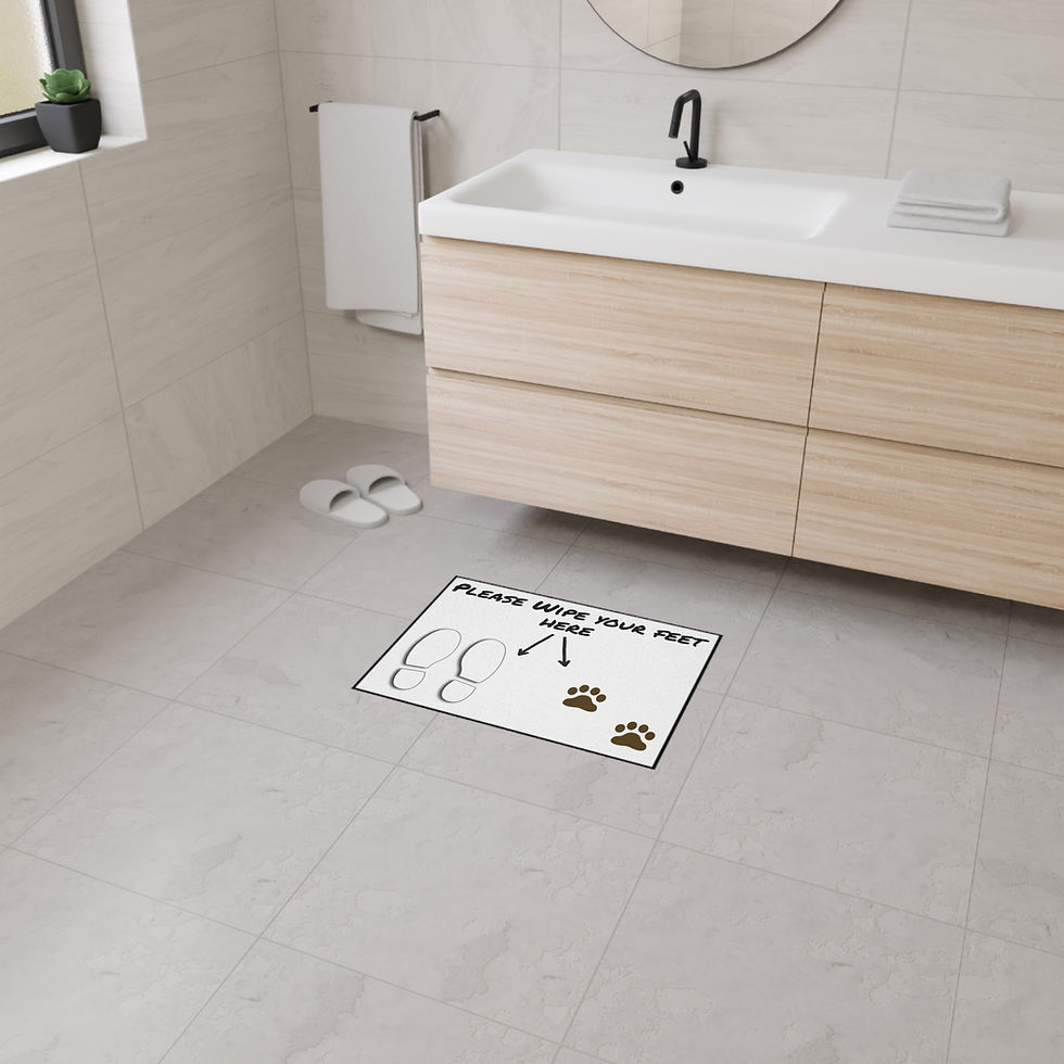 Thumbnail: Please Wipe Your Feet Heavy Duty Floor Mat