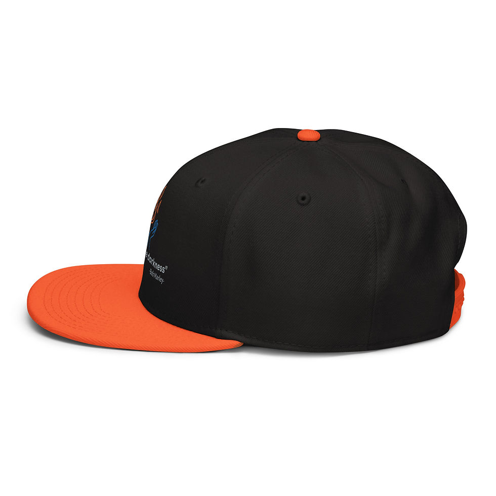 Thumbnail: "Light up the darkness" Snapback Hat