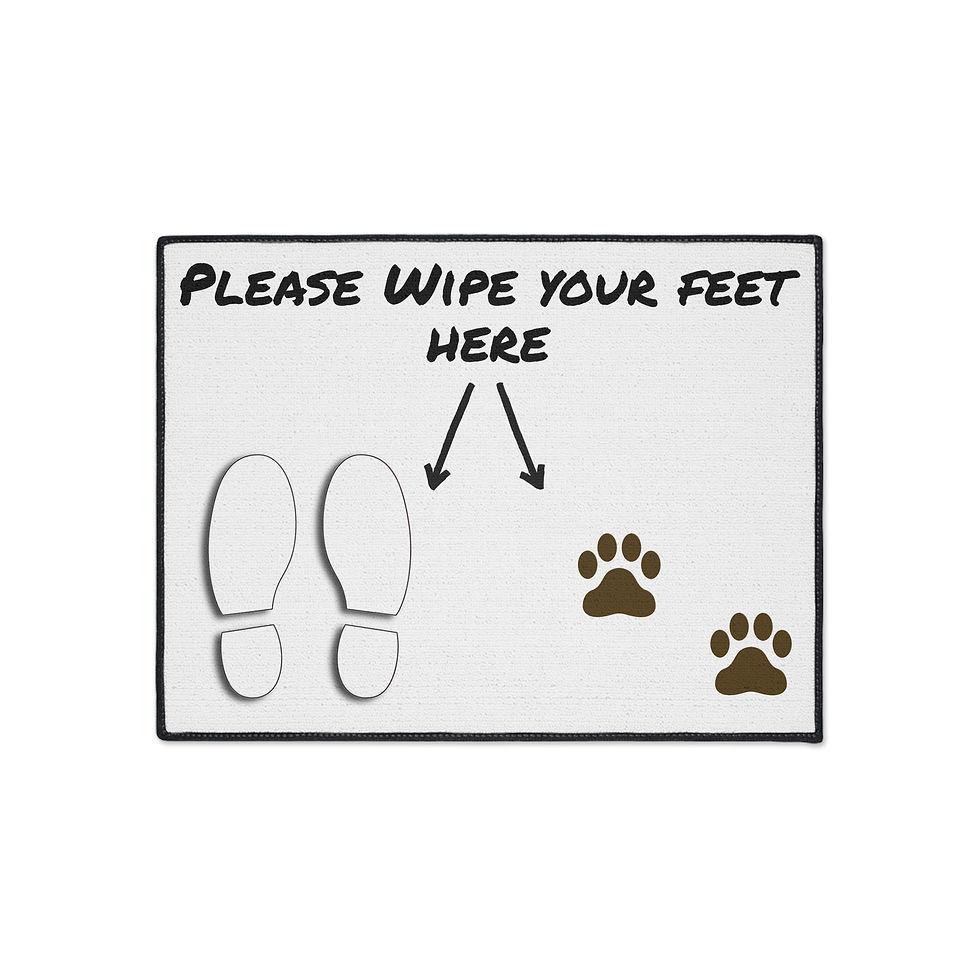 Thumbnail: Please Wipe Your Feet Heavy Duty Floor Mat