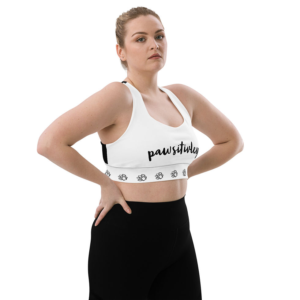 Thumbnail: Pawsitively Longline sports bra