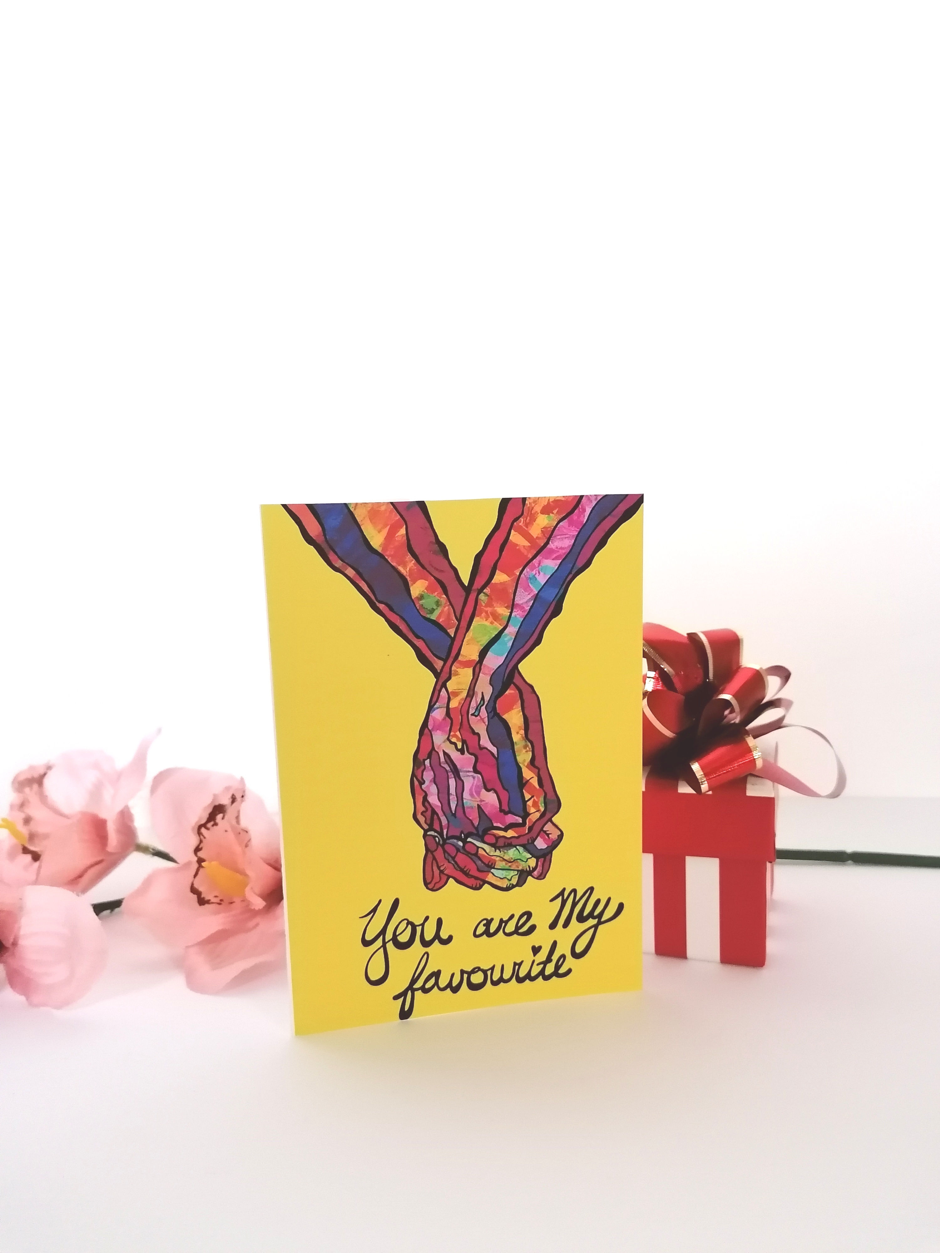 Psychedelic Valentine Card - You are my Favourite