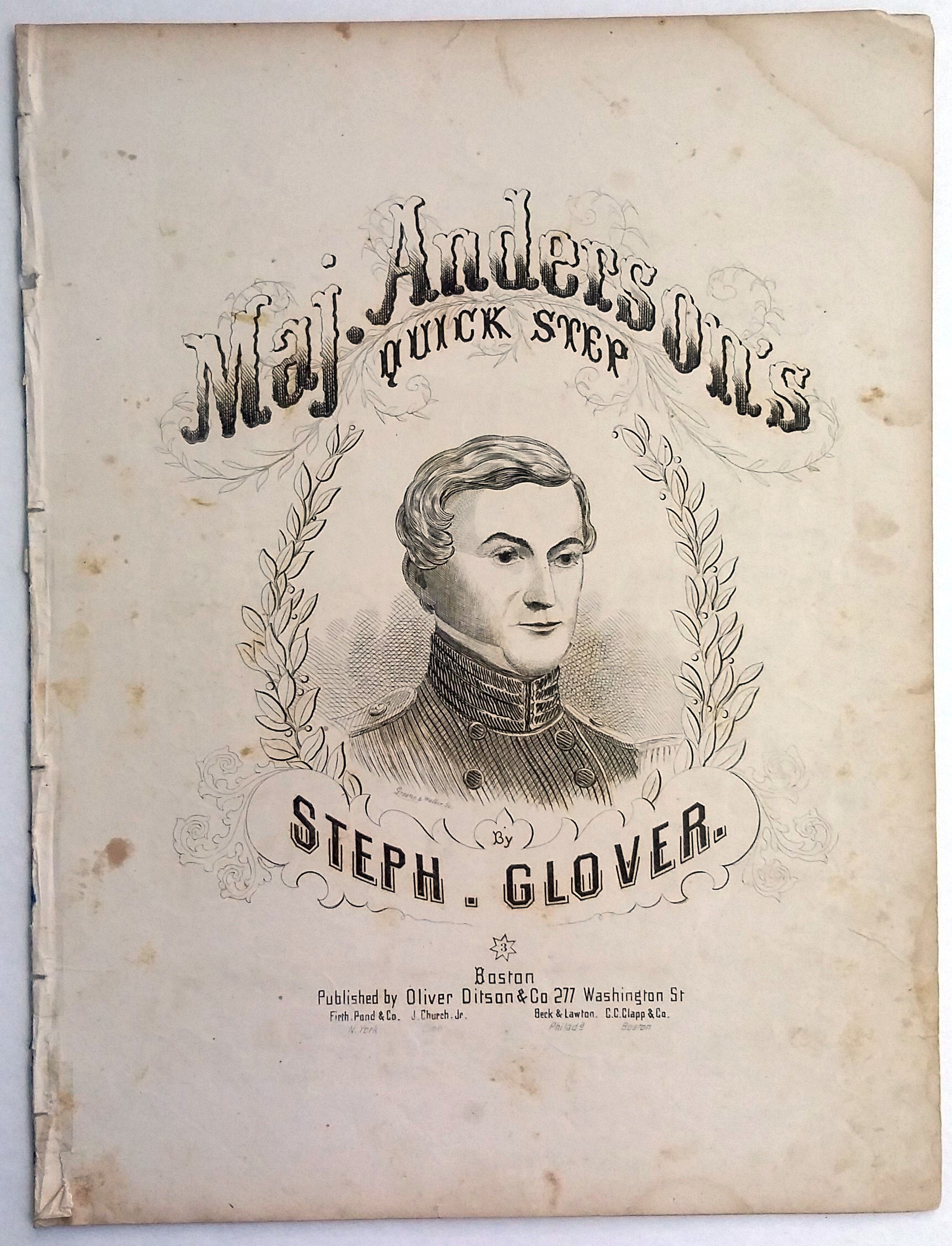 SHEET MUSIC – CIVIL WAR – MAJOR GEET MUSIC – CIVIL WAR - THE FLAG OF OUR UNION