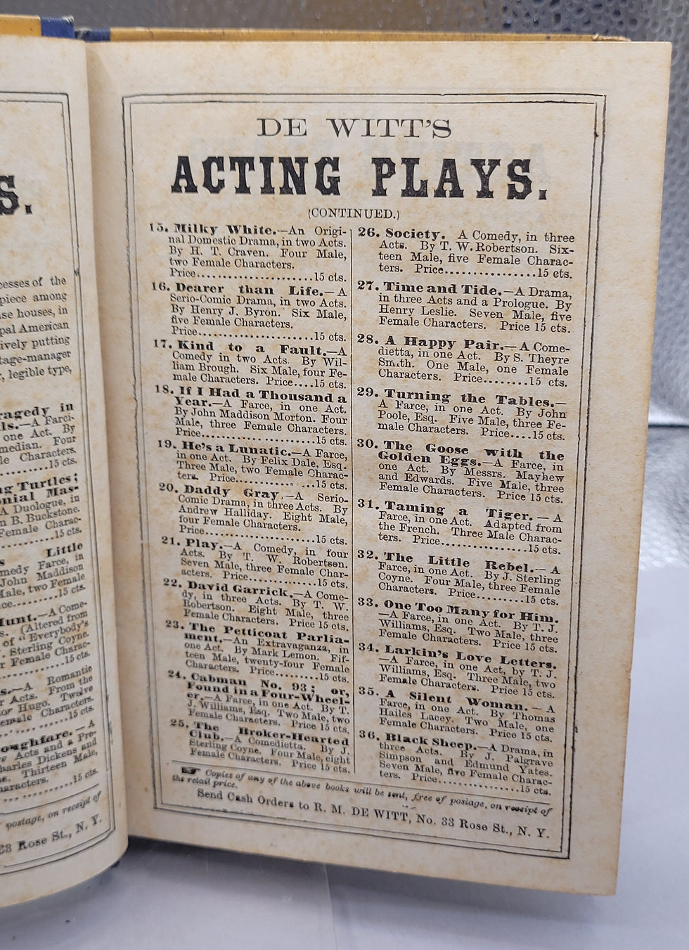 Thumbnail: WEBSTER’S CHAIRMAN’S MANUAL & SPEAKERS GUIDE – DEWITTS 1871