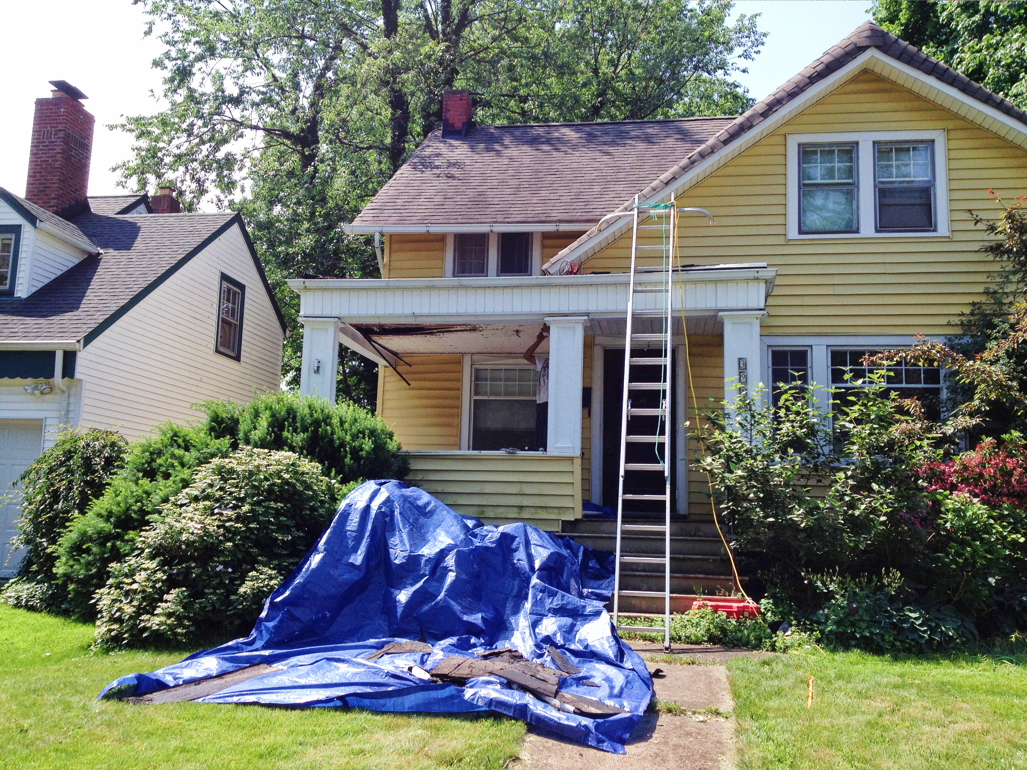 elmwood porch before