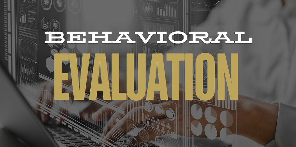 Valutazione Comportamentale