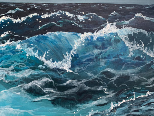 Painting On Black Canvases (8 Wednesdays in March - April)