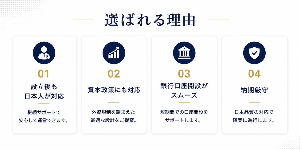 タイ法人設立・会社設立の流れとサポート内容