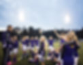 Girls Soccer Team with Coach