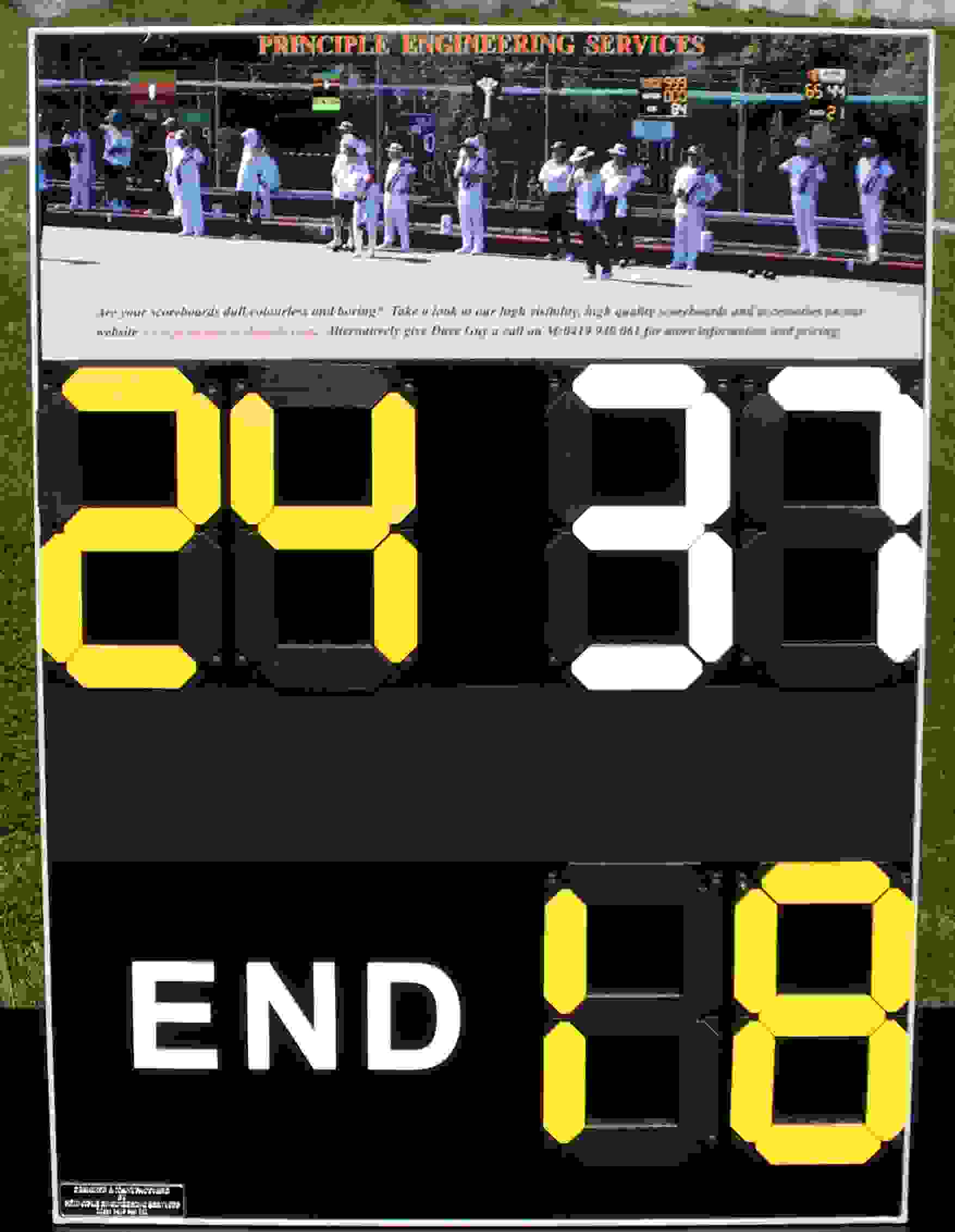 Scoreboards and Bowls Equipment Principle Engineering Services