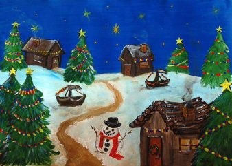 WINTER CHRISTMASLANSCAPE!