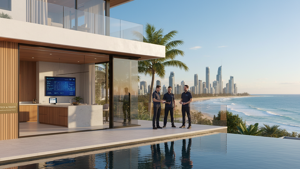 Eye-level view of a well-maintained Gold Coast residential property exterior