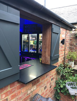 Bespoke Bar Shutters Internal