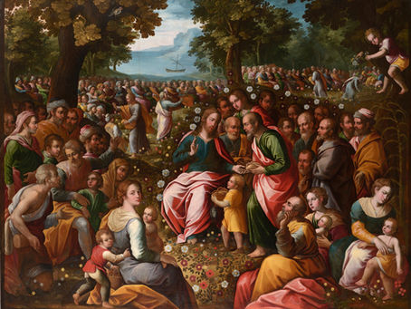 Commentaire d'évangile, Fête du Très-Saint-Sacrement, Fête Dieu, journal l'Ami-Hebdo, 22 juin 2025, Lc 9 11b-17, année liturgique C, Mémorial, multiplication des pains, Blaise Pascal, 23 novembre 1654, Corps livré, Sang versé, Vie éternelle, Gloire, Jubilé, libération, Eucharistie, Bon Larron