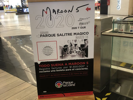 Compras compulsivas o Maroon 5