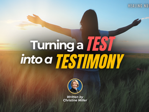 test into a testimony