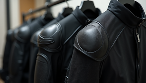 Black mesh motorcycle jacket designed for ventilation and protection