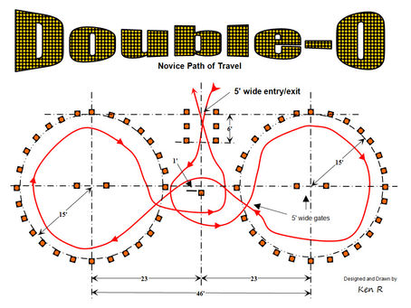 Motorcycle cone practice.