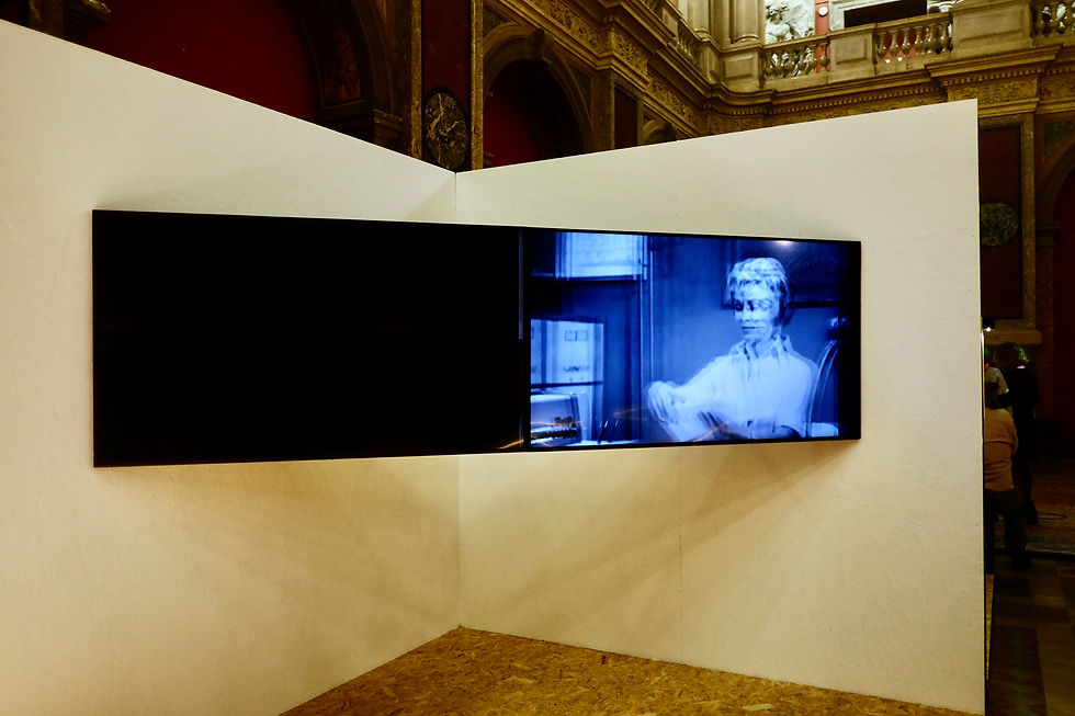 Daniele Puppi, Psychedelic Lock, video installation, 2016. CYFEST 12, Saint Petersburg Sti