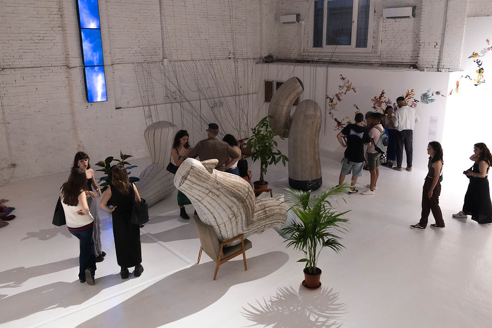 Irina Korina, On Vacation, Installation. CYFEST 15: Vulnerability x Art Night Venice, CREA—Cantieri del Contemporaneo, 2024. Photo: Anna Otsolainen