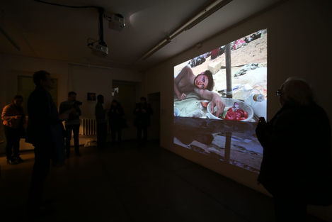 Anna Frants, Narcissus, 2018. Visionary Dreams #3283-86, Borey Gallery, St. Petersburg, Russia, 2018. Photo: Anton Khlabov