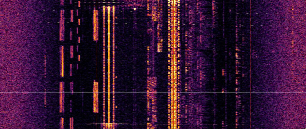 Lidiia Griaznova & Sergei Komarov, Long Delayed Echo Files, set of 5 VHS tapes, video player, headphones, shortwave radio
sound installation, 2026