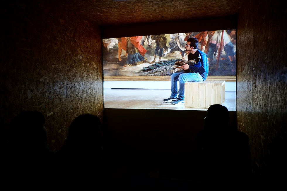 MASBEDO, Fragile, video, 2016. CYFEST 12, Saint Petersburg Stieglitz State Academy of Art and Design, St. Petersburg, Russia, 2019. Ph: Mikhail Borisoff