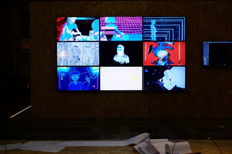 Student collaborative project, St. Petersburg Stieglitz Academy of Art and Design, Transition. CYFEST 12, Saint Petersburg Stieglitz State Academy of Art and Design, St. Petersburg, Russia, 2019. Ph: Mikhail Borisoff