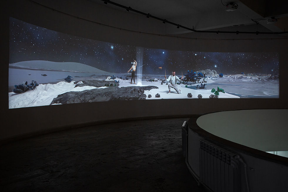 Giuliana Cunéaz, The Seekers of Light (I Cercatori di Luce), immersive installation, 2021..jpg