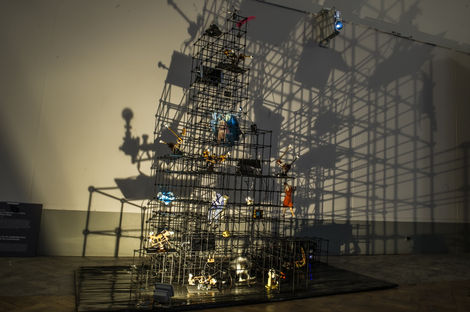 Anna Frants, No. 0, 2016. CYFEST-10: Constructions and Multitudes, GROUND Khodynka, Moscow, Russia, 2017. Photo: Evgeny Gurko