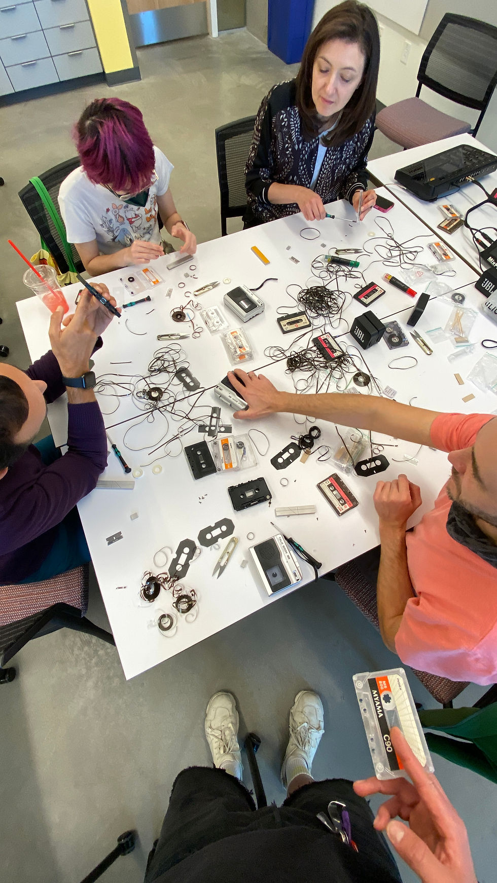 Sergey Komarov, Lost Tapes, Workshop, 2022, Ph: Aleksander Bochkov