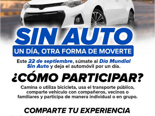 Invitan a sumarse al reto “Torreón sin auto”