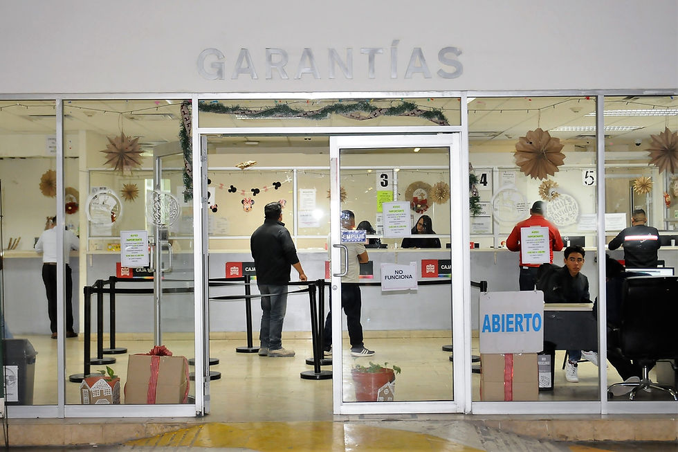 Informan sobre horarios en Departamento de Garantías por periodo vacacional; parquímetros serán gratuitos hasta el 1 de enero