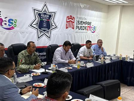 Reafirman coordinación con órdenes de Gobierno para mantener la seguridad en Torreón
