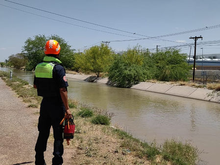 Protección Civil y Bomberos mantiene vigilancia en canales de riego