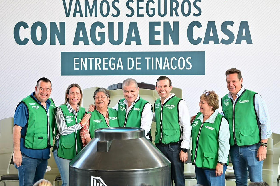 Garantizan abastecimiento de agua en casa con programa de tinacos a bajo costo