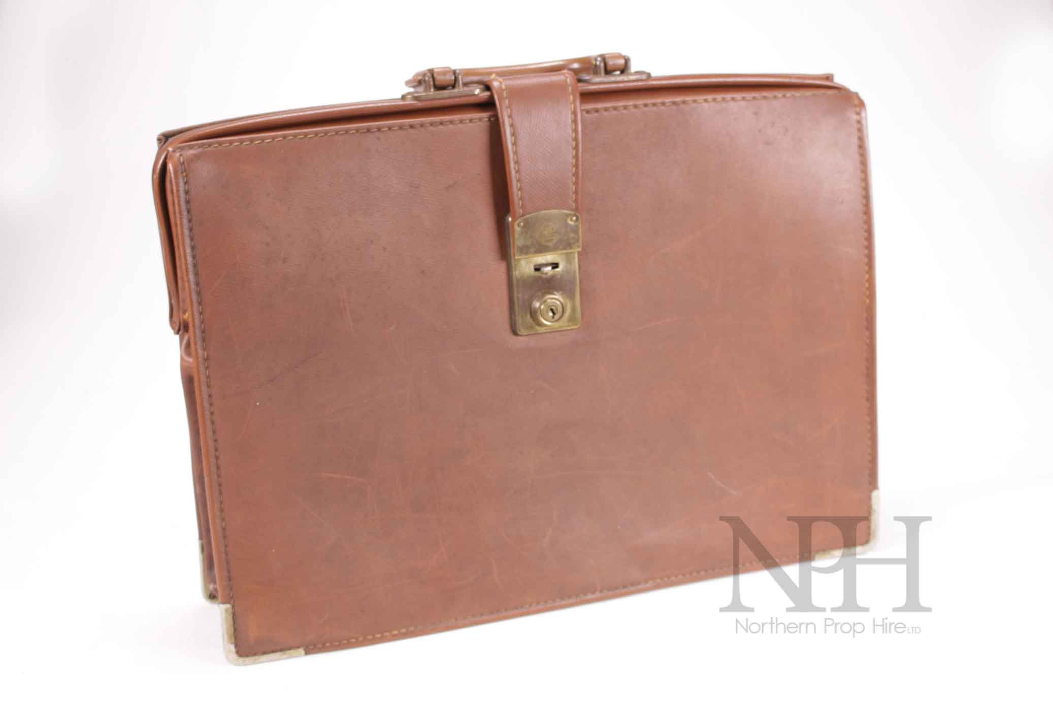 Brown briefcase