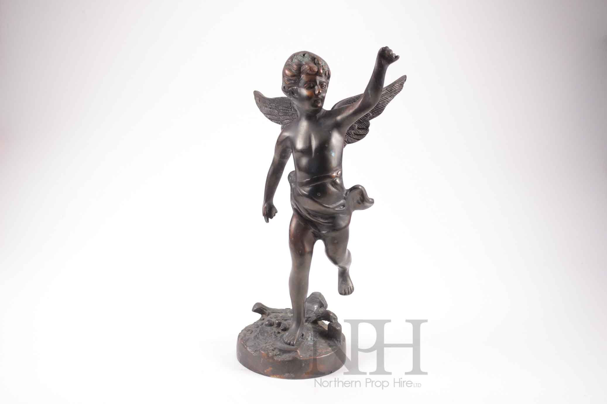 Cherub Spelter Figure