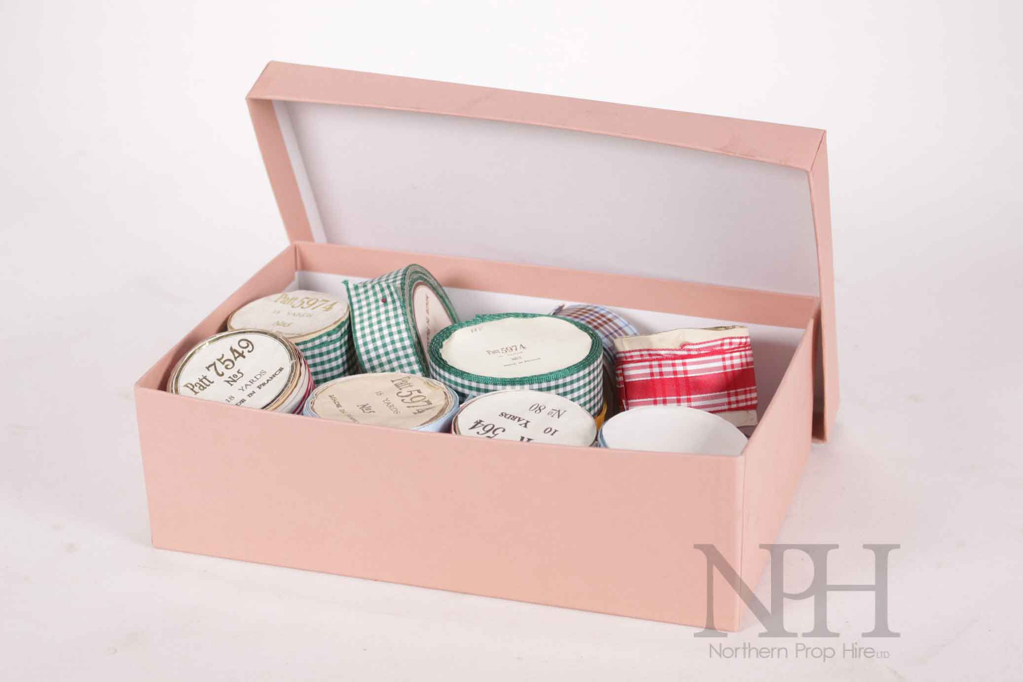 Box of ribbons