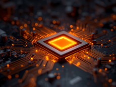 Inteligência artificial no marketing digital: CPU moderna processando dados na operação da IndexaGO