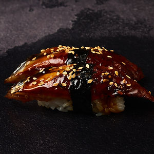★ 44. Flambierte Aal mit Teriyaki soße