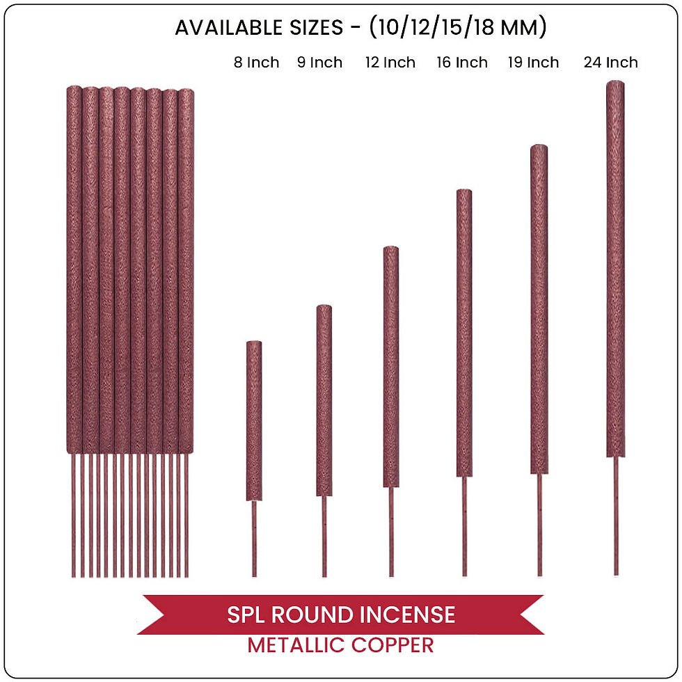 Thumbnail: SPL Metallic Round Incense (10/12/15/18 mm)