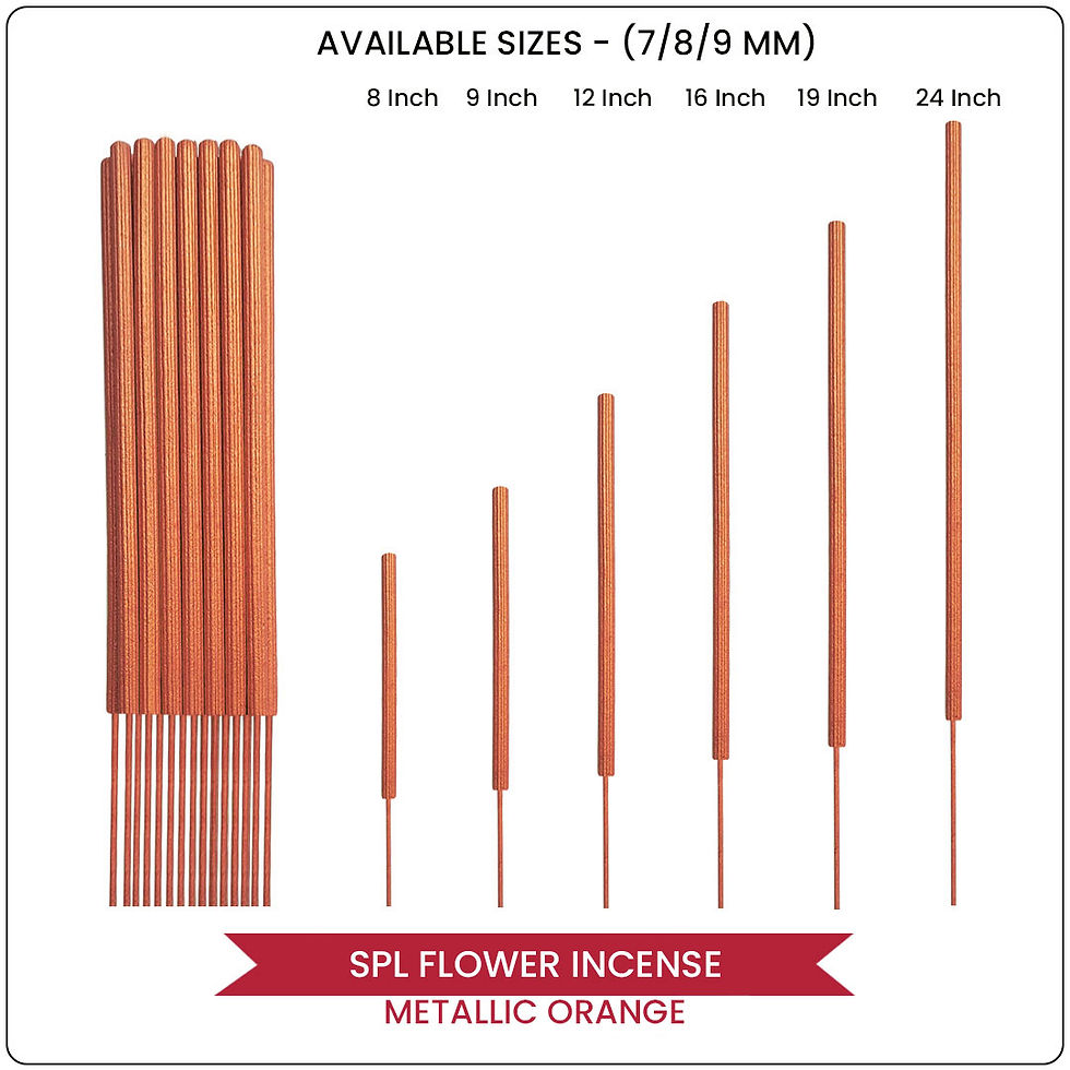 Thumbnail: SPL Metallic Flower Incense  (7/8/9 mm)
