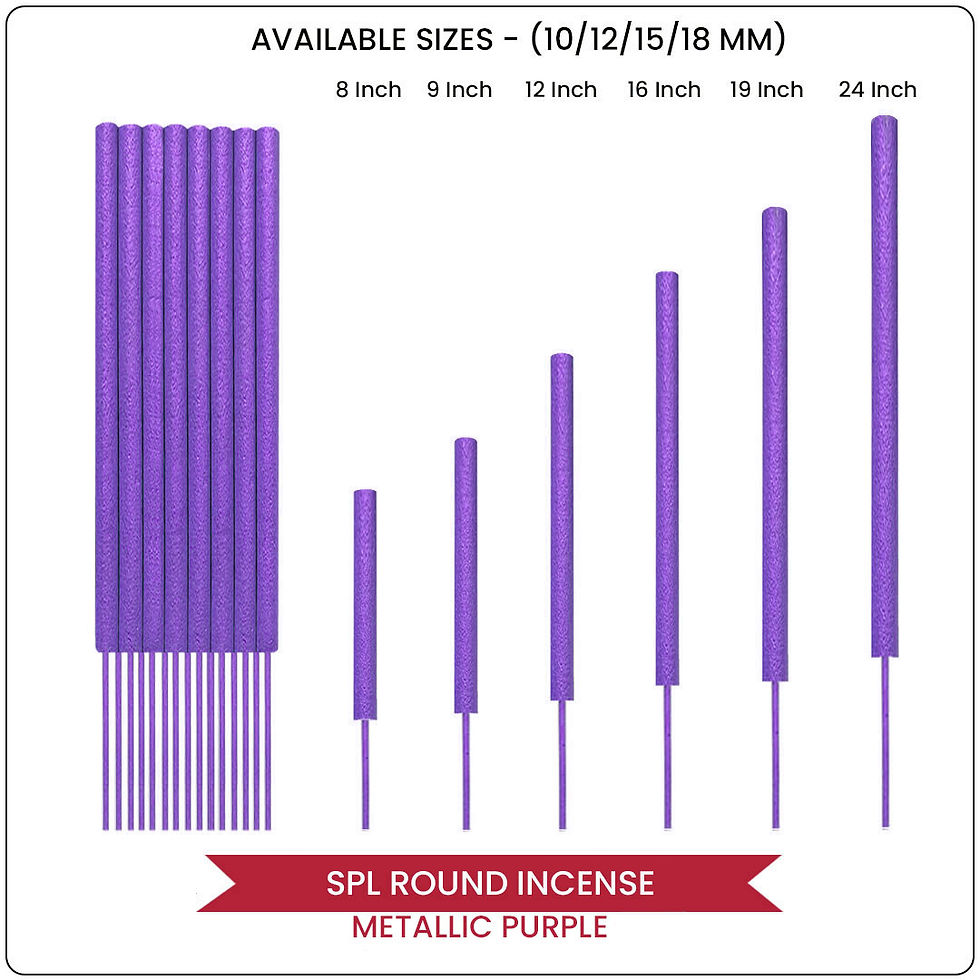 Thumbnail: SPL Metallic Round Incense (10/12/15/18 mm)