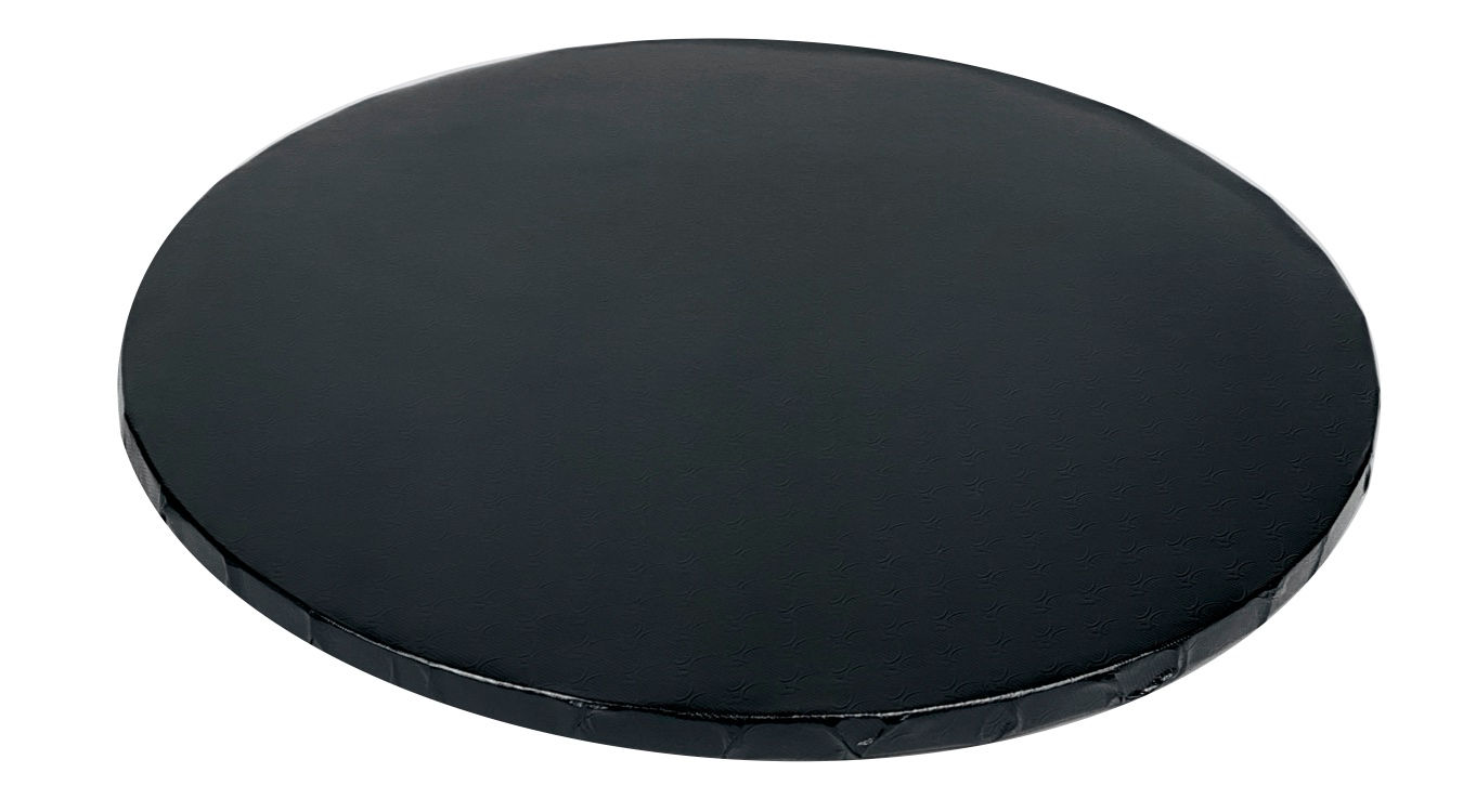 Black Circle Cake Drum